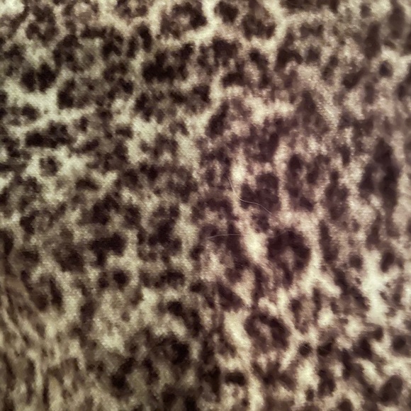 Velvety leopard print skirt - Picture 4 of 7